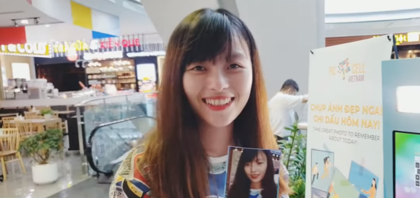 Chụp ảnh lấy liền Pic Cell tại Vạn Hạnh Mall